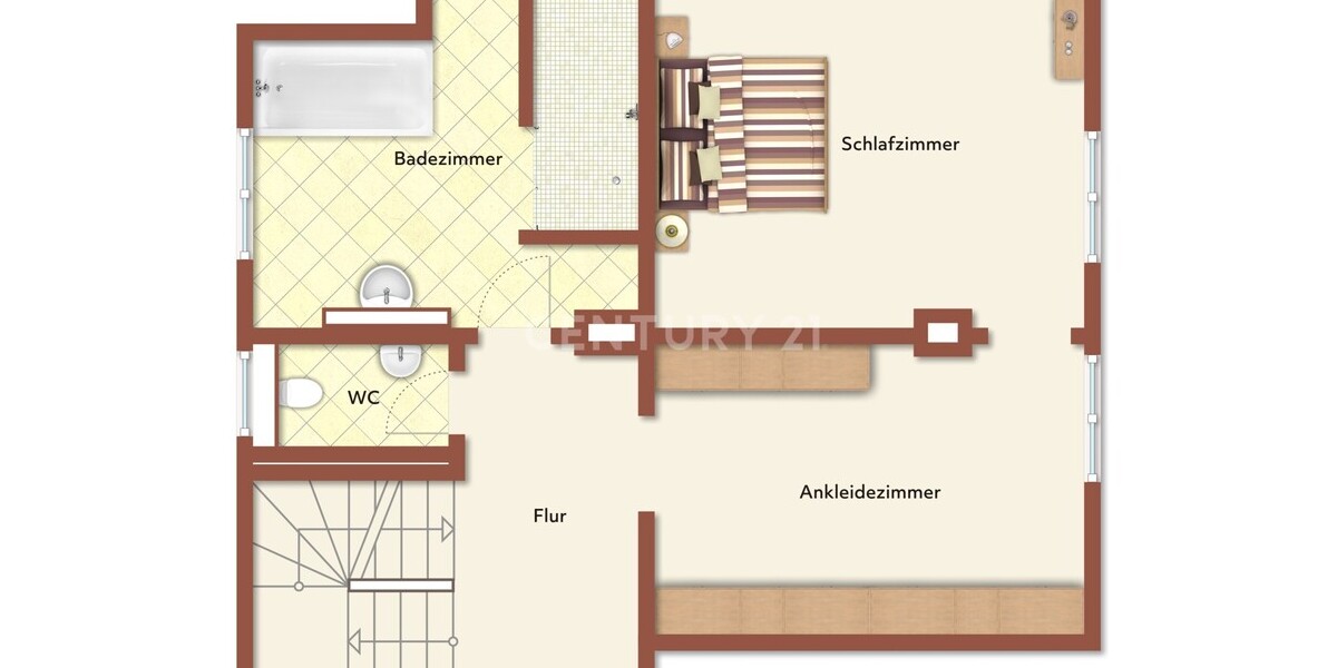 Grundriss Obergeschoss