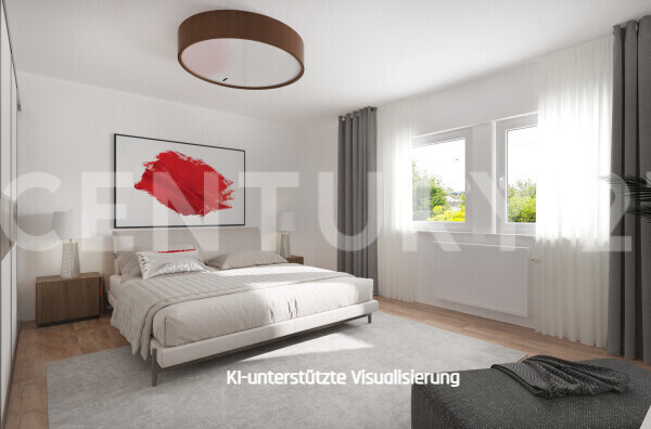EG Schlafzimmer (KI-visualisiert)